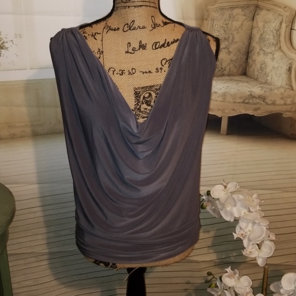 a'gaci Tops - A'gaci grey blouse
